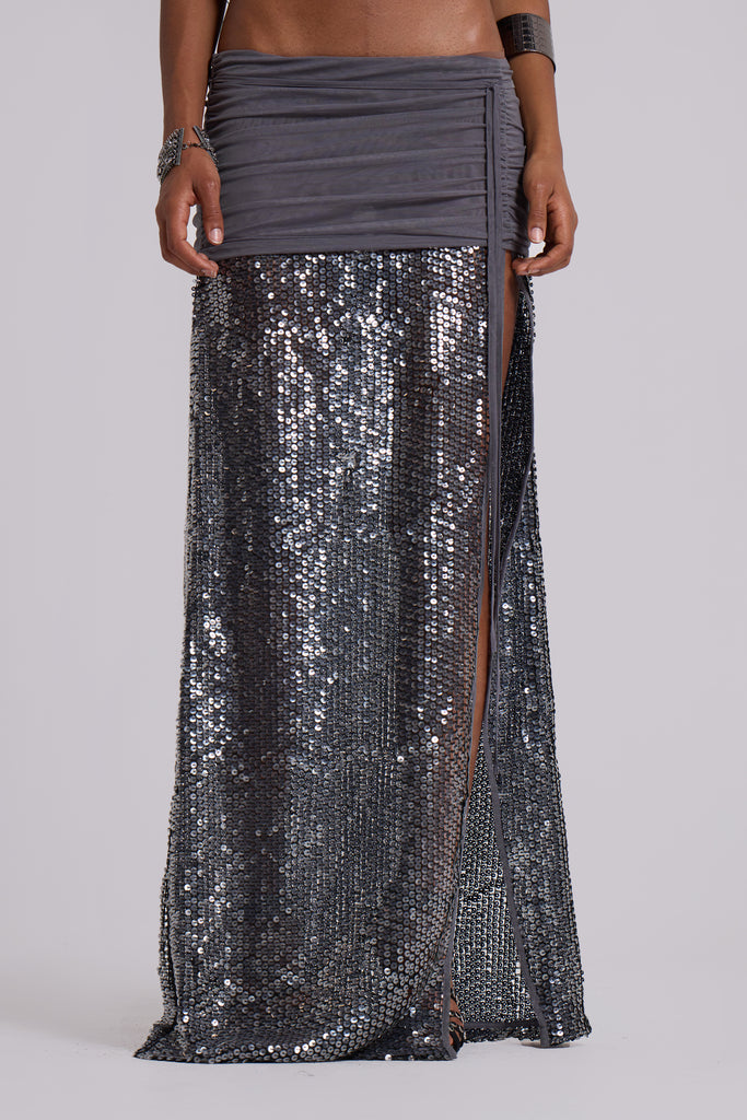 Selina Sequin Maxi Skirt