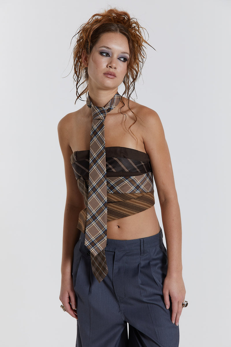 All Tied Up Wrap Around Corset Tie Top