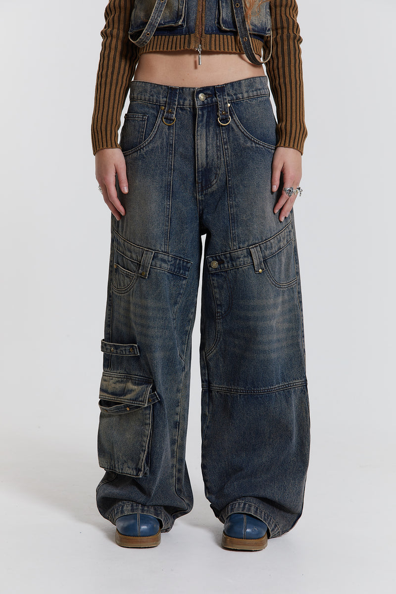 Zenith Double Layer Seam Colossus Baggy Jeans