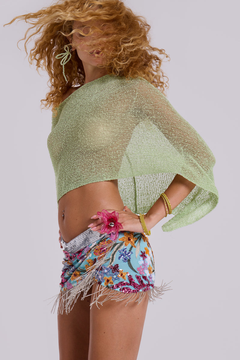 Infinity Multiway Cape in Kiwi