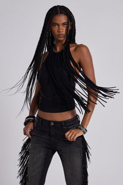 Fexa Backless Fringe Top – view 1