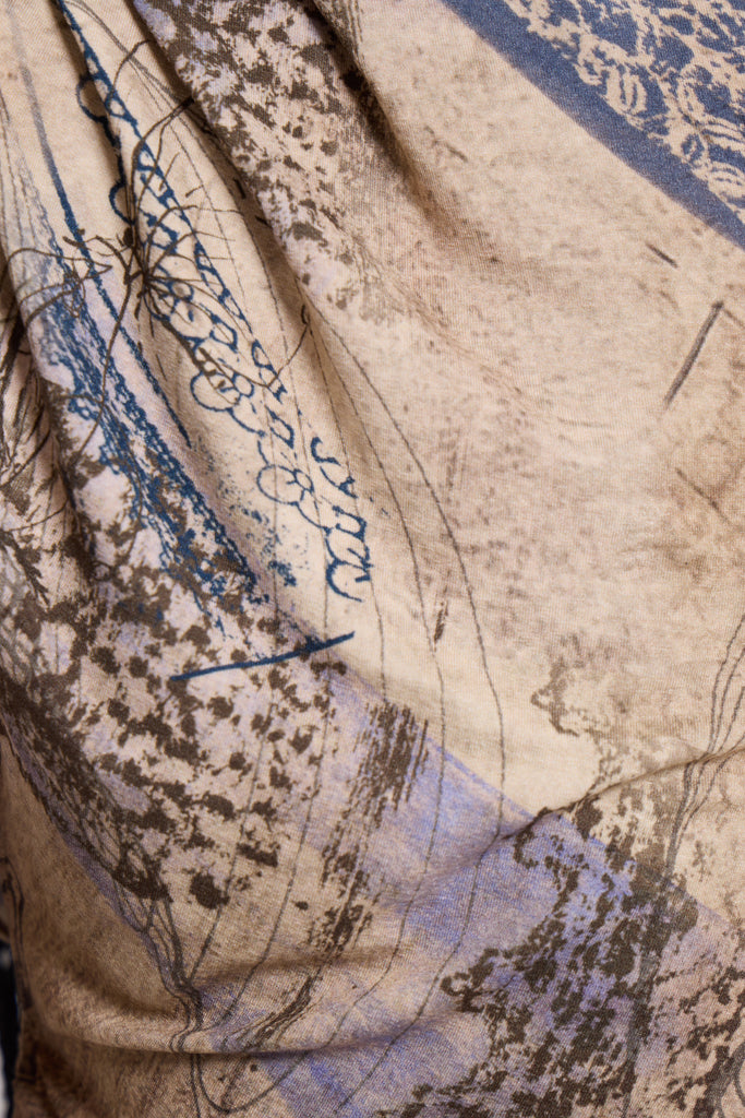 Nuka Asymmetric Drape Top