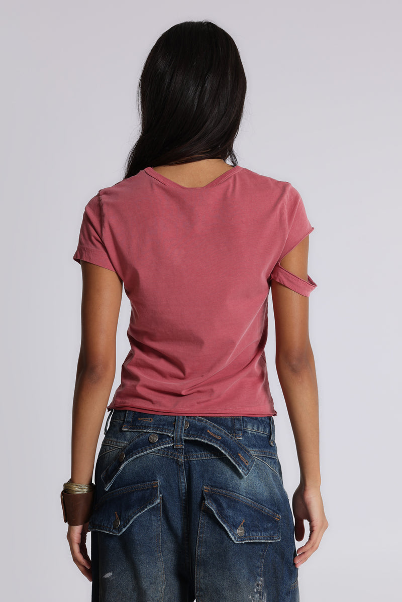 Rally Distressed Embellished Tee