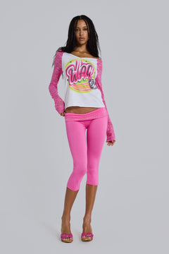 Wag Airbrush Raglan Tee - M / Black