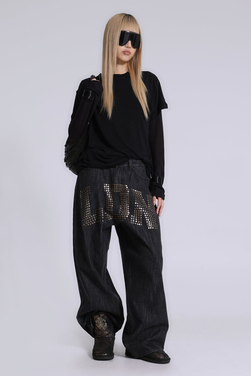 LDN Stud XL Colossus Jeans | Jaded London