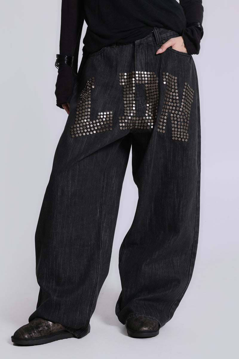 LDN Stud XL Colossus Jeans | Jaded London