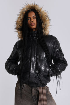 Phantom Puffer Jacket - XS / Black