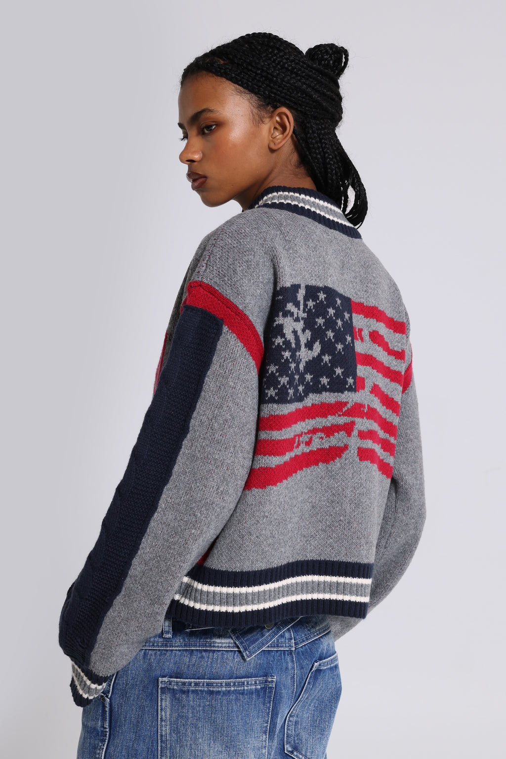 Jaded London ニットジャケット S/Mサイズ Jaded London TEAM 23 KNITTED ZIP by Jaded London - Pickle