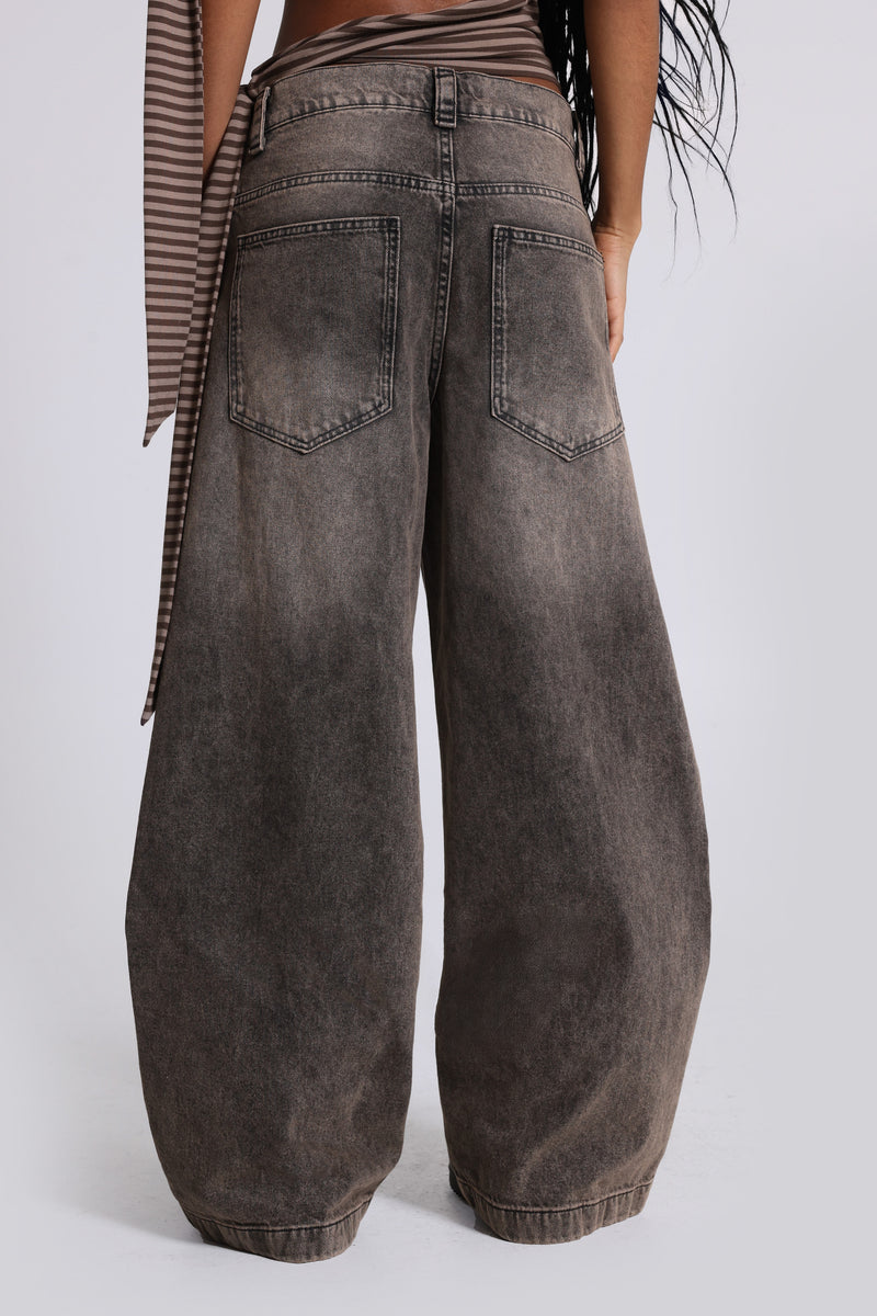 Shop Acid Brown Colossus Jeans | Jaded London | Clothing