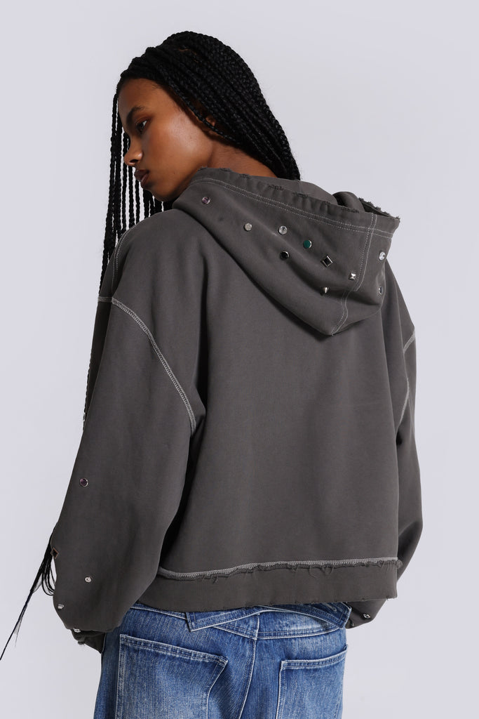 Trixa Jewel Studded Hoodie
