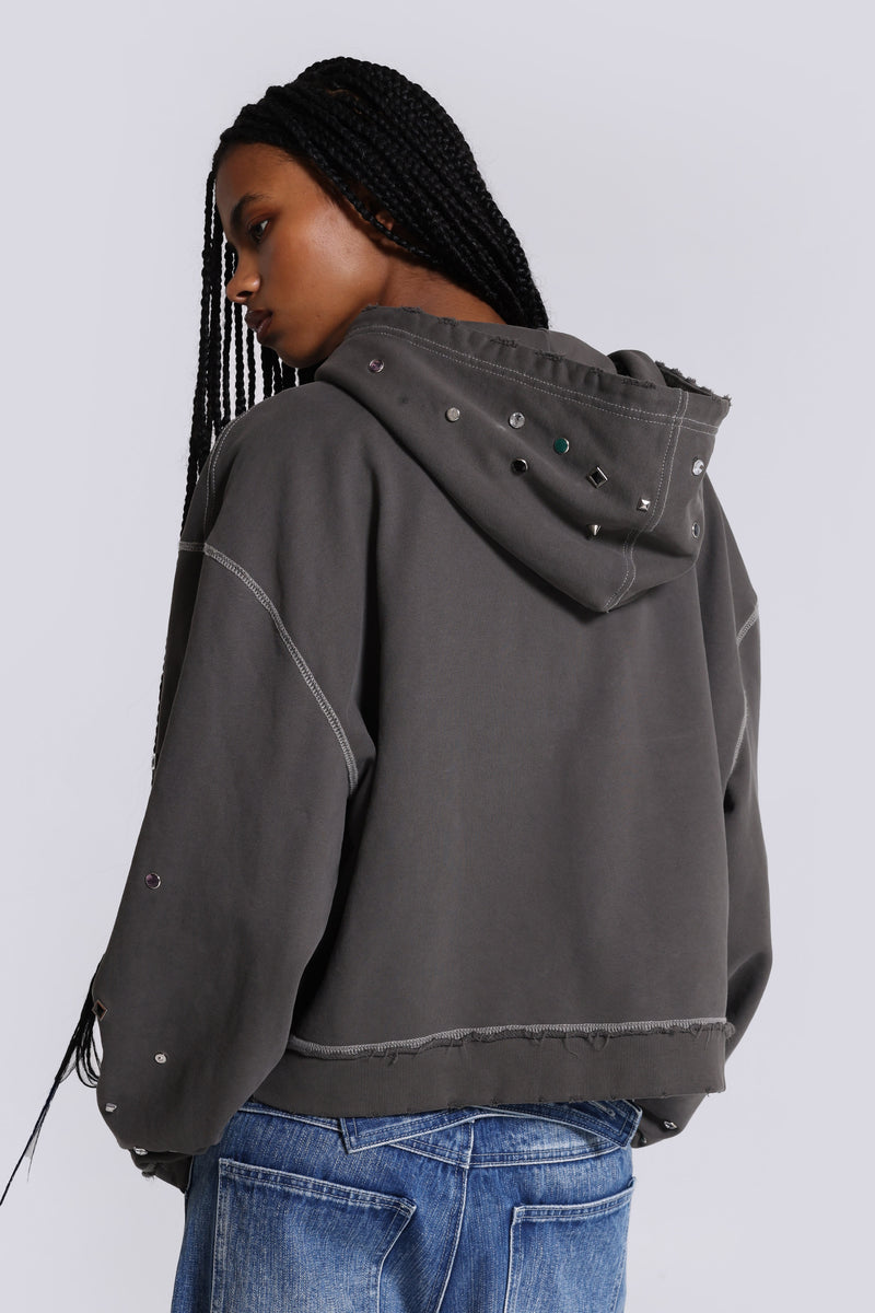 Trixa Jewel Studded Hoodie