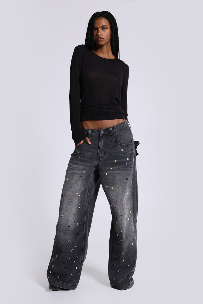 Trixa Jewel Studded Colossus Jeans