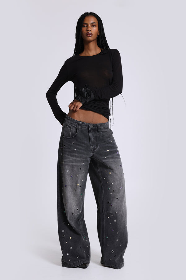 Trixa Jewel Studded Colossus Jeans