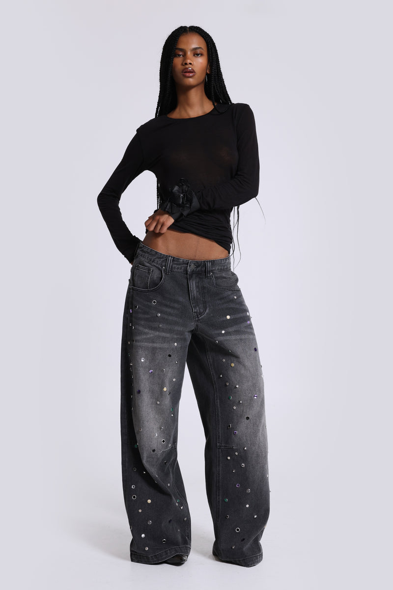 Trixa Jewel Studded Colossus Jeans