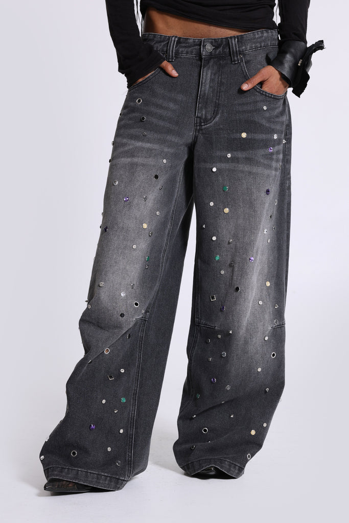 Trixa Jewel Studded Colossus Jeans