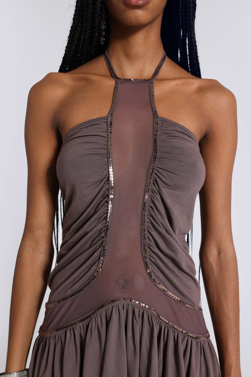 Calisse Backless Mini Dress