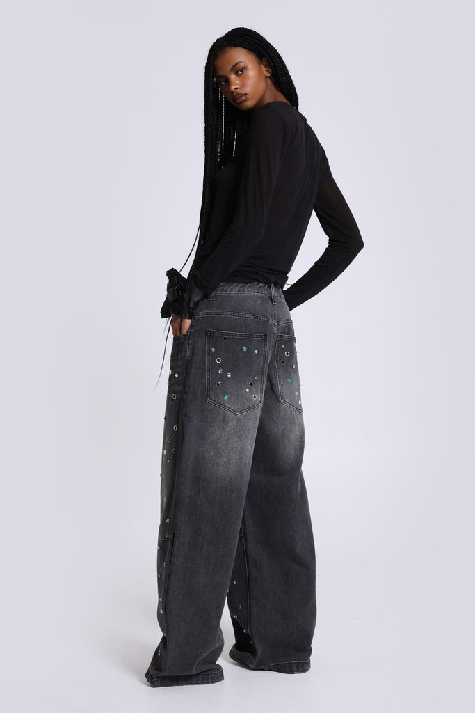 Trixa Jewel Studded Colossus Jeans