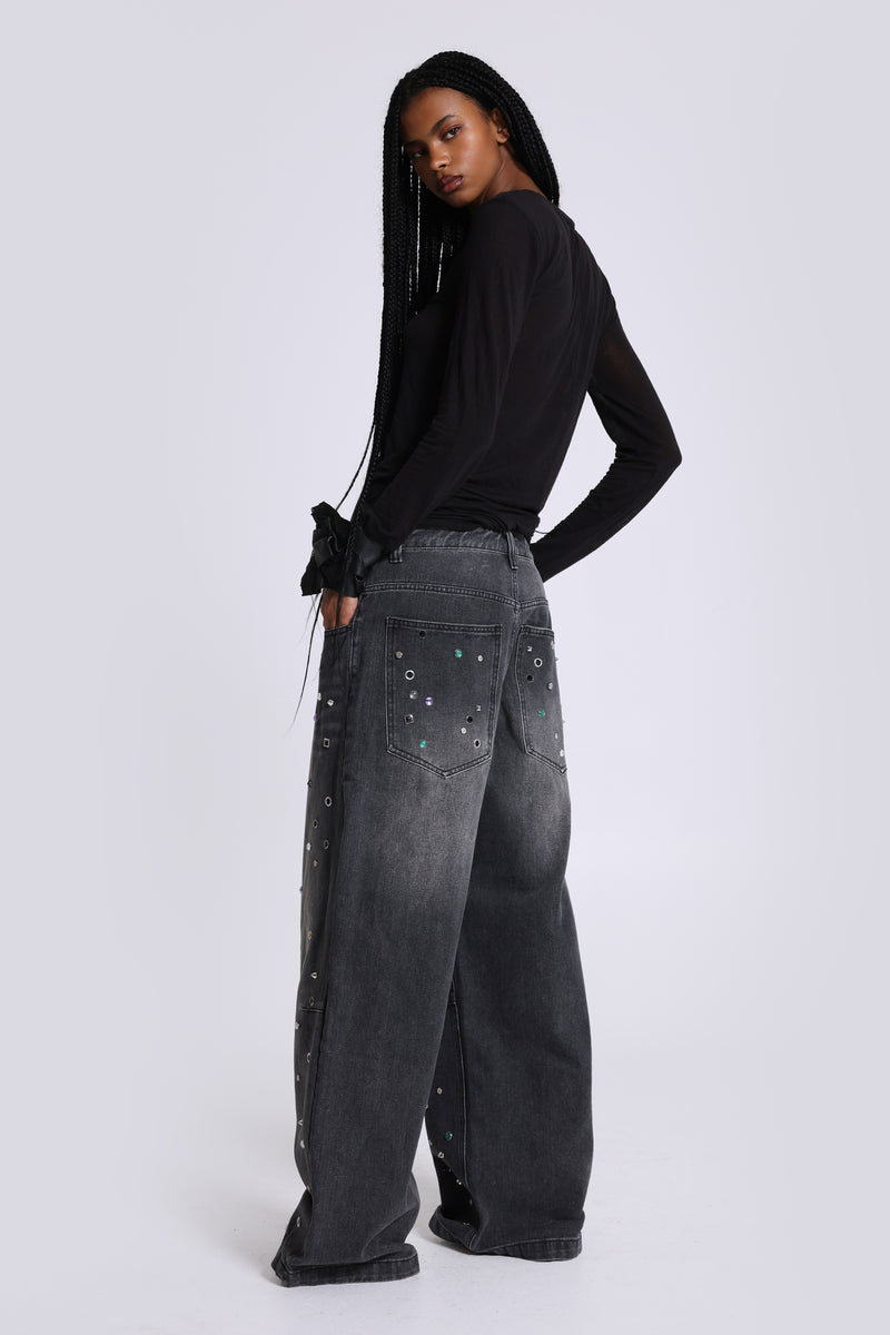 Trixa Jewel Studded Colossus Jeans