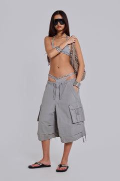 شورت باراشوت Dove XL - XS / Grey