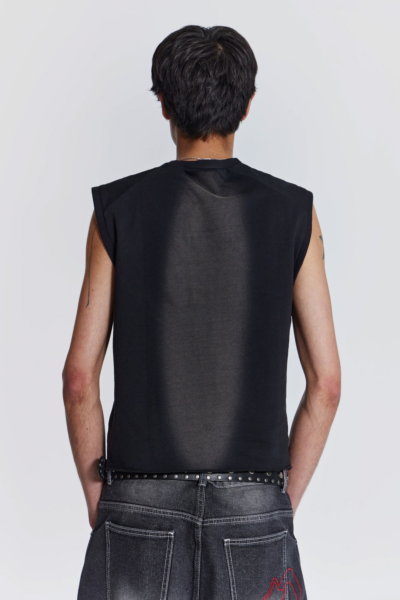 Loopback Tank With Inserted Zip Jaded London