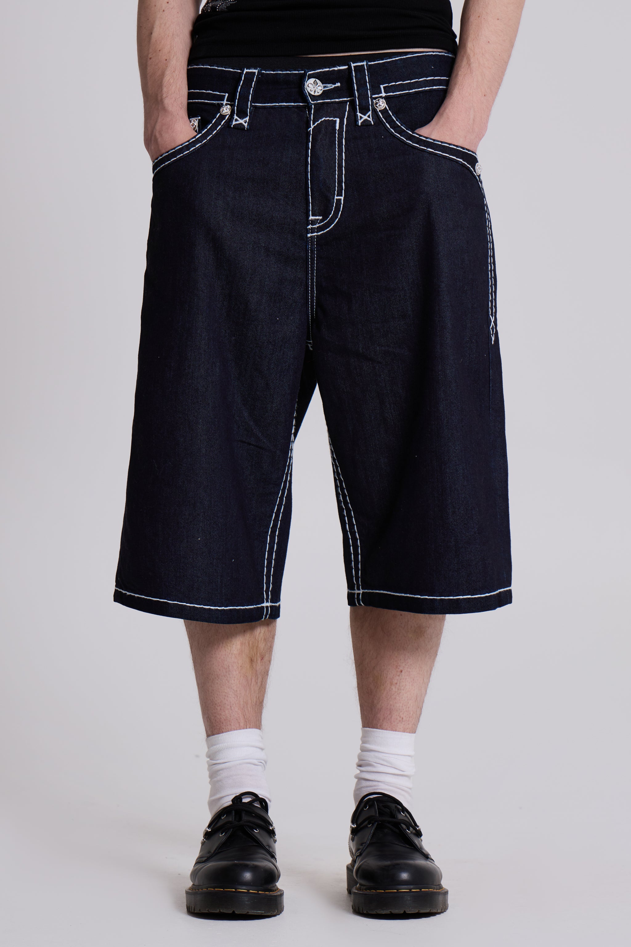 Shop Rock Revival River Colossus Jorts | Jaded London | Clothing