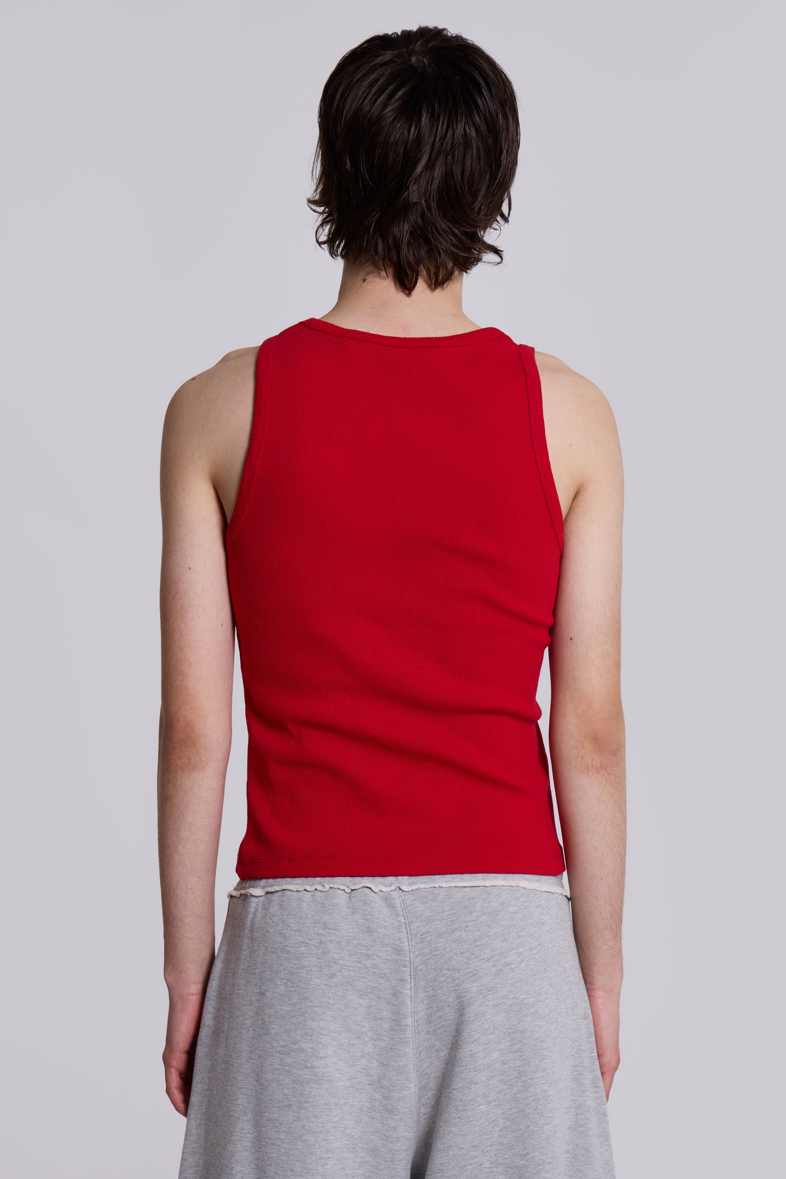 NTRLS Red Ribbed Vest