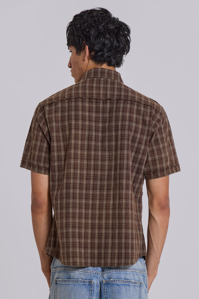 Brown Check Scout Shirt