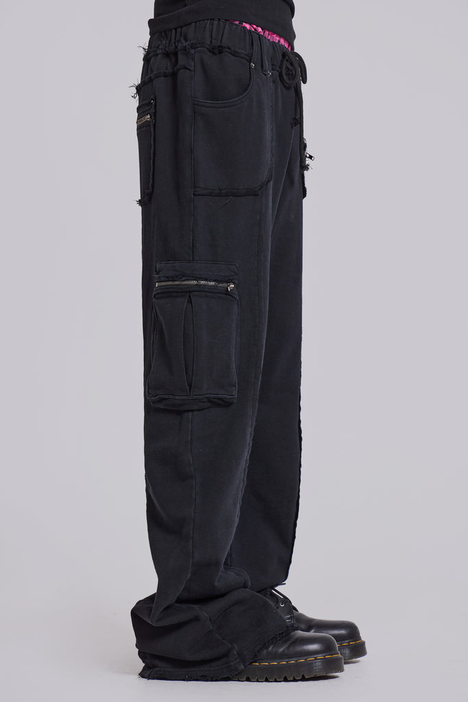 Black Shift Cargo Joggers