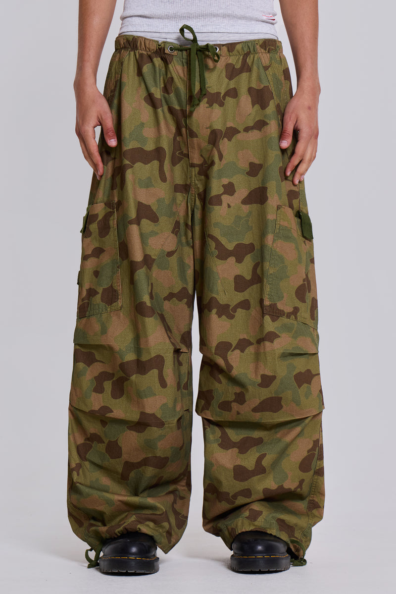 Duck Camo Parachute Pants