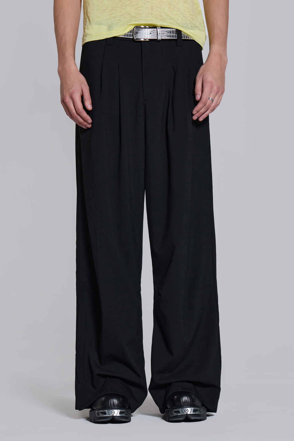 Shop Goliath Black Suit Pants | Jaded London | Clothing