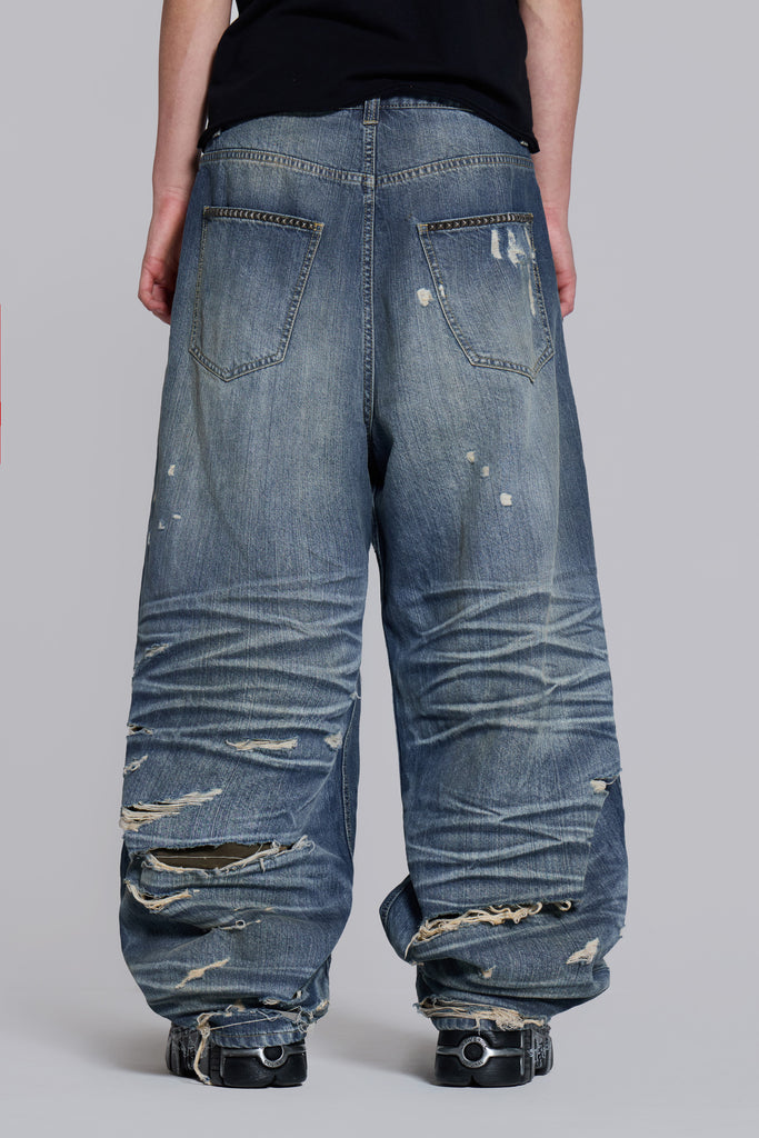 Hidden Camo Ripped XL Colossus Jeans