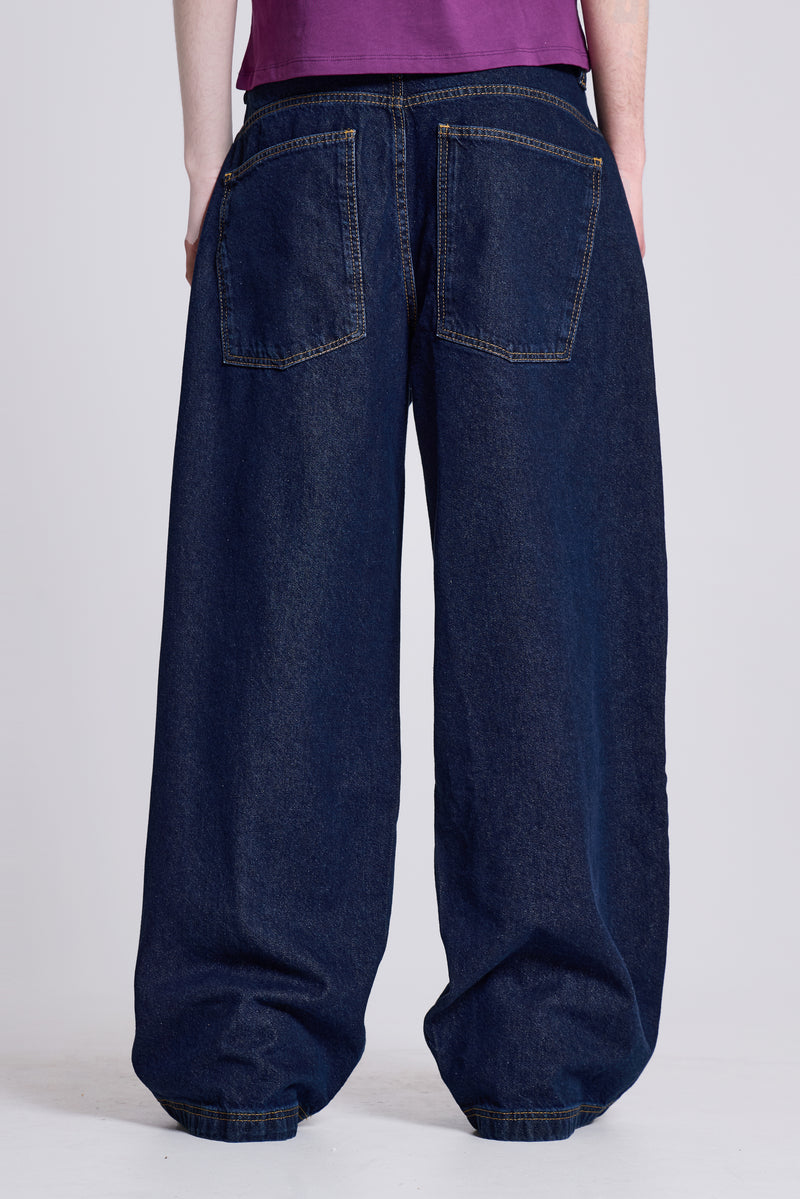 Indigo Low Rise Colossus Baggy Jeans