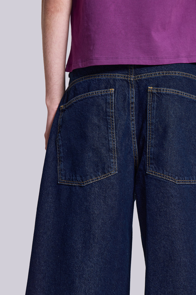 Indigo Low Rise Colossus Baggy Jeans