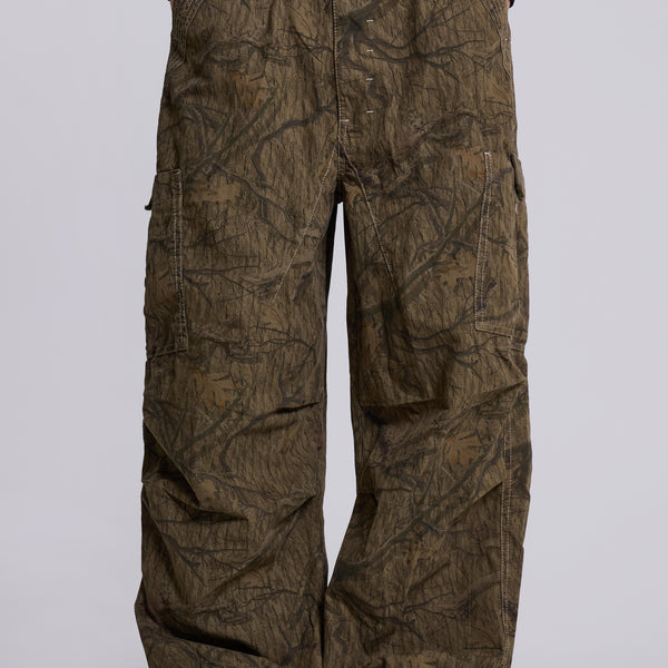 Camo Print Parachute Cargo Pants | Jaded London