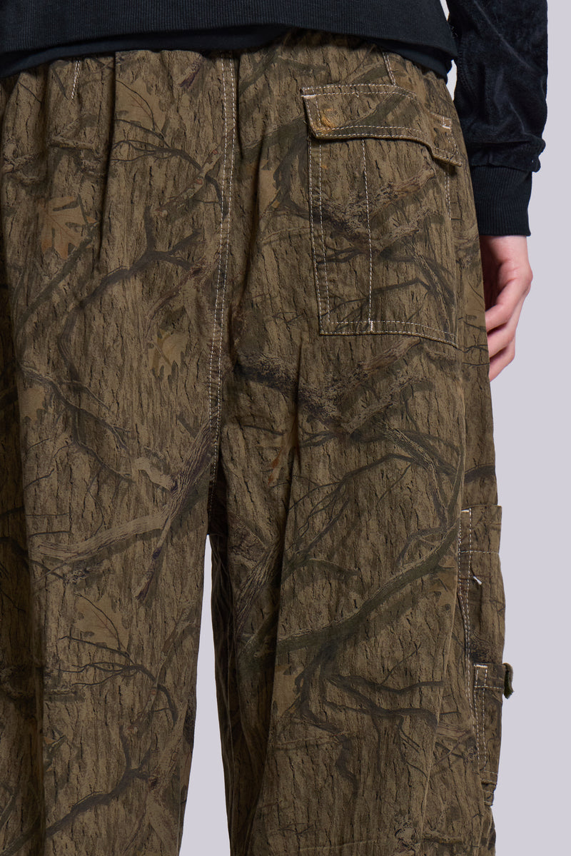 Forest Camo Parachute Pants