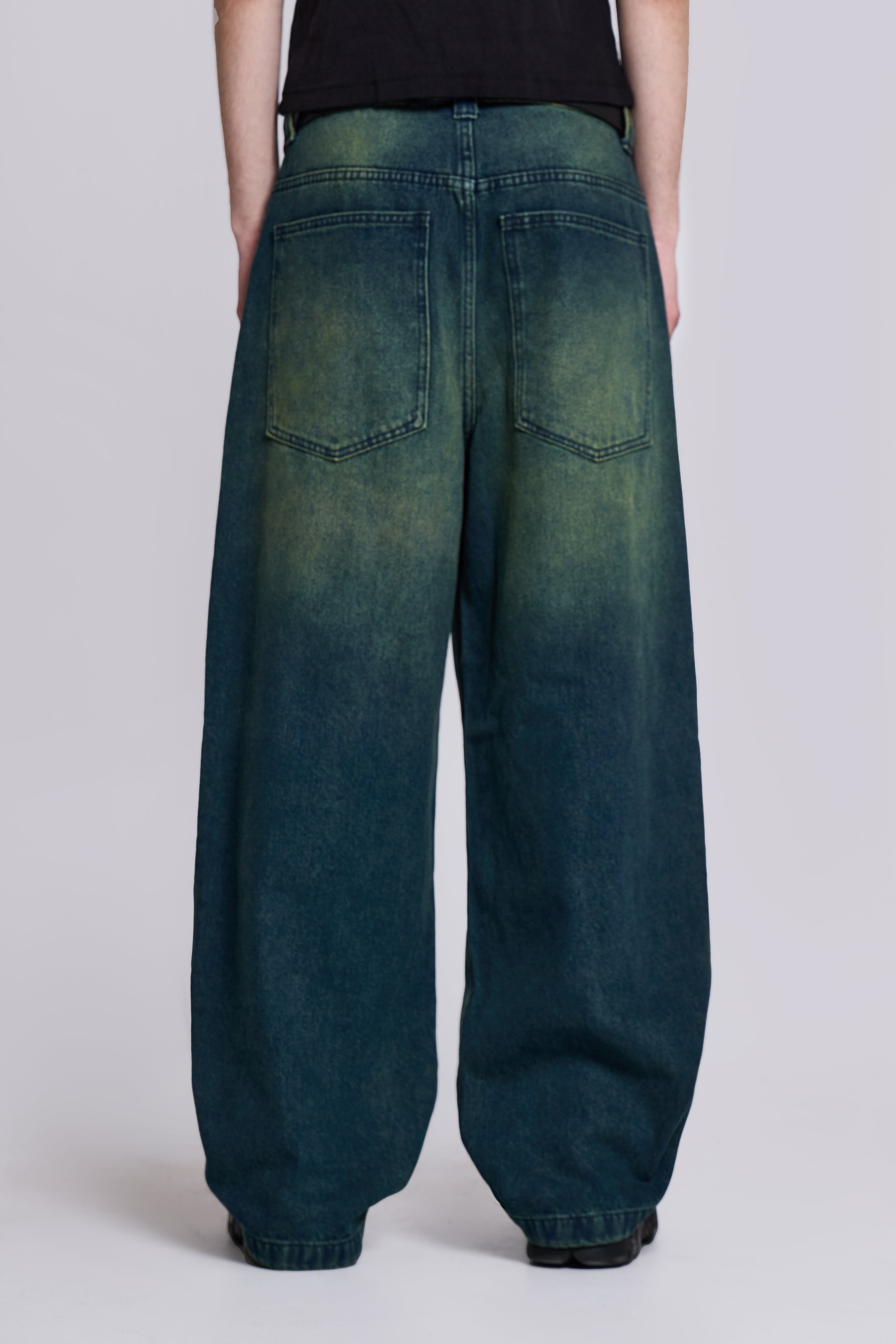 Shop Sandblast Blue Wash Colossus Fit Jeans | Jaded London | Clothing