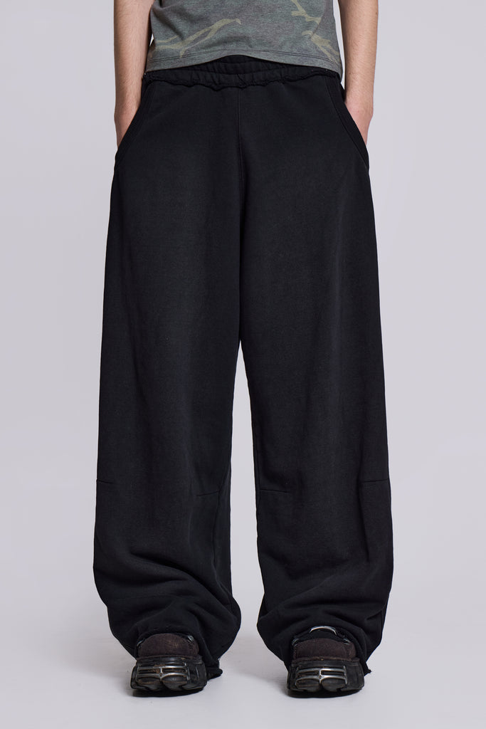 Washed Black Colossus Joggers | Jaded London