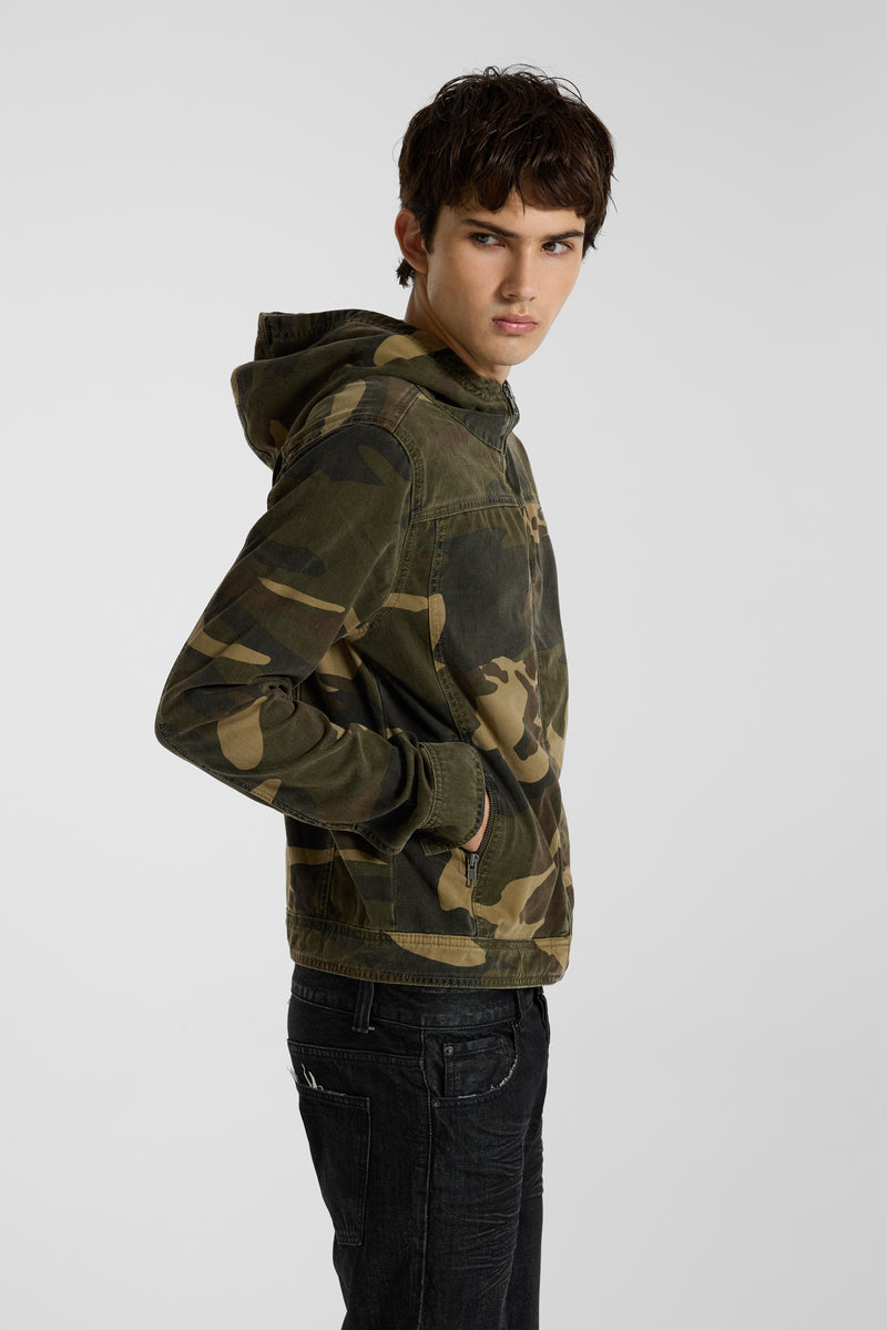 Camo Bedrock Hooded Jacket