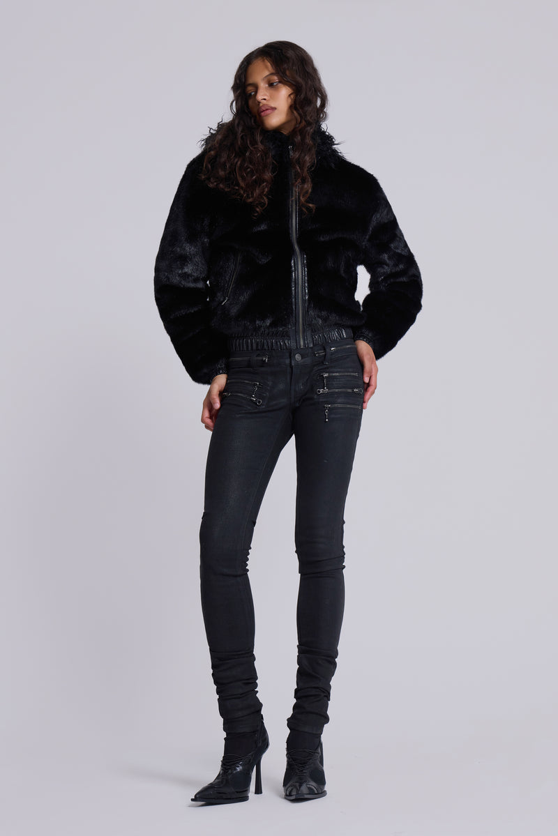 Raven Faux Fur Jacket