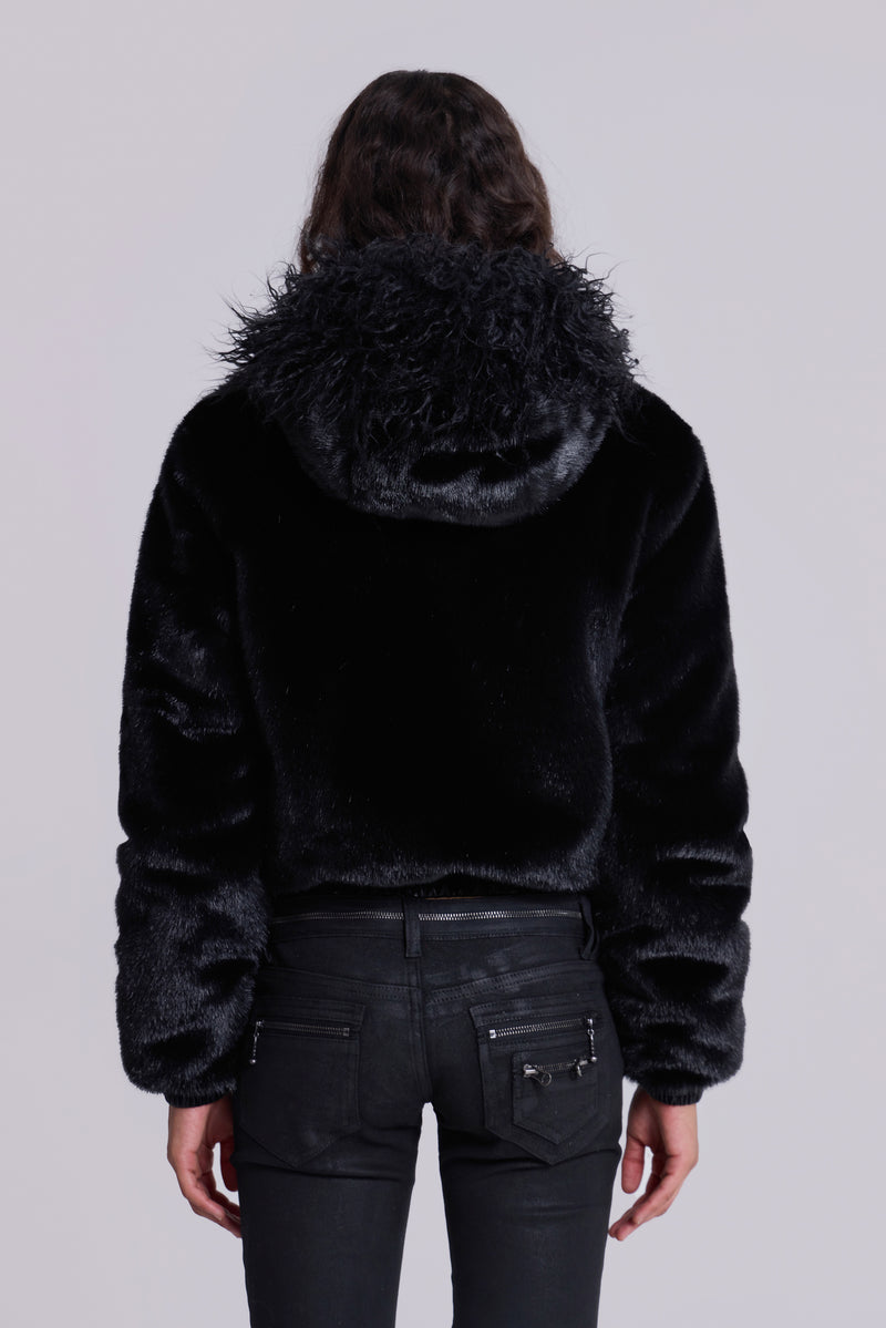 Raven Faux Fur Jacket