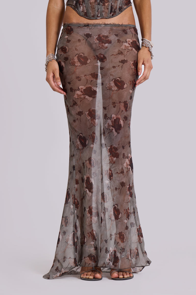 Cibele Chiffon Maxi Skirt