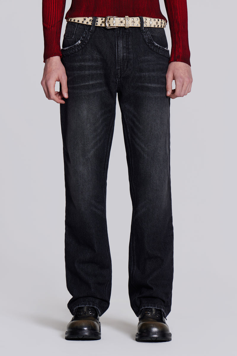 Washed Black Reed Jeans