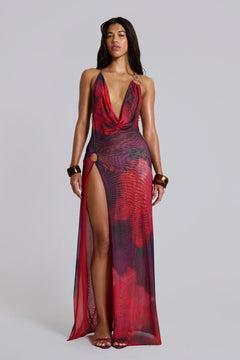Sedona Red Maxi Dress - UK 16 / Red