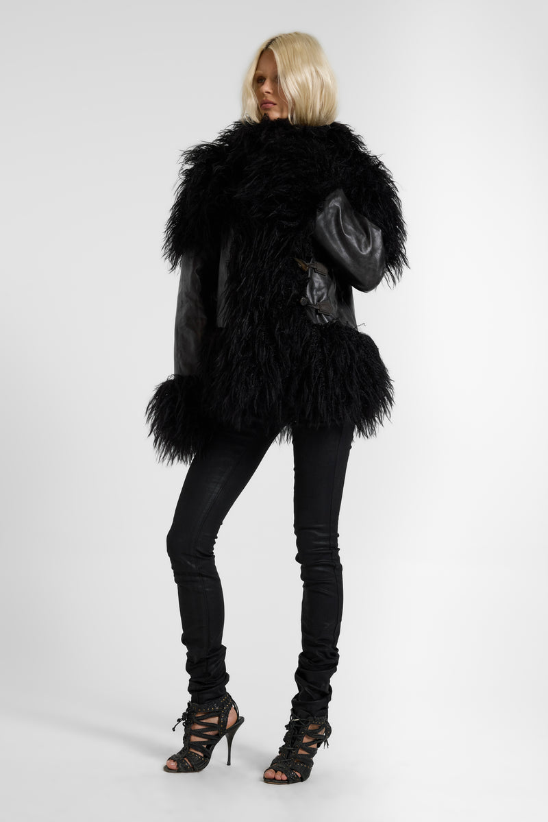 Lona Mongolian Faux Fur Coat