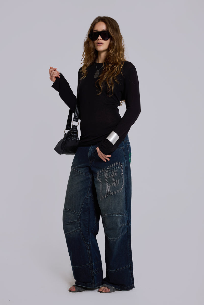 Black Mist Long Sleeve Top
