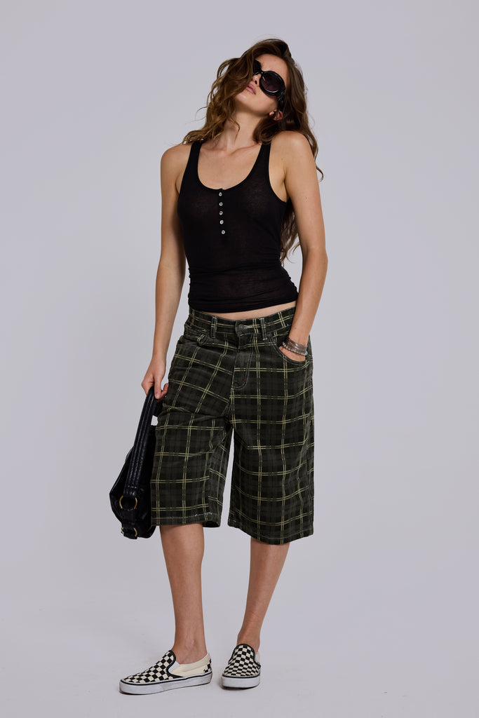 Shop Brooklyn Cord Jumbo Jorts | Jaded London | Clothing