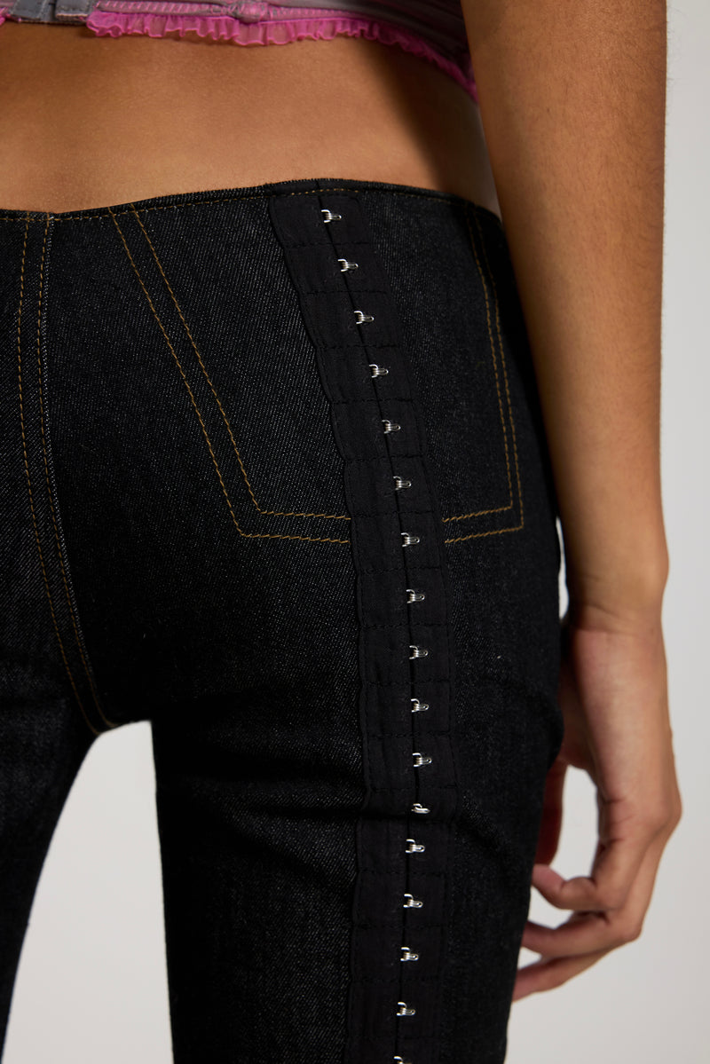 Rhiannon Extreme Low-rise Bootcut Jeans