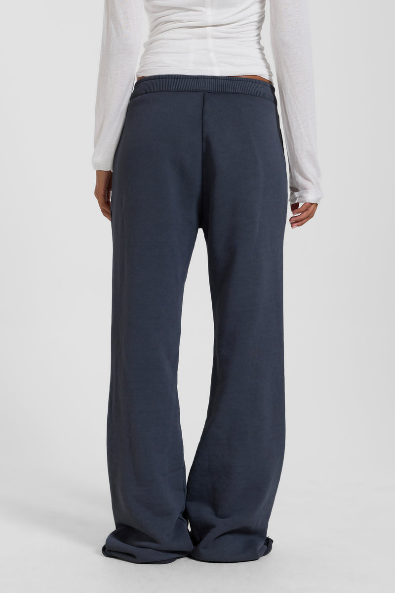 13 Stripe Straight Jogger in Charcoal