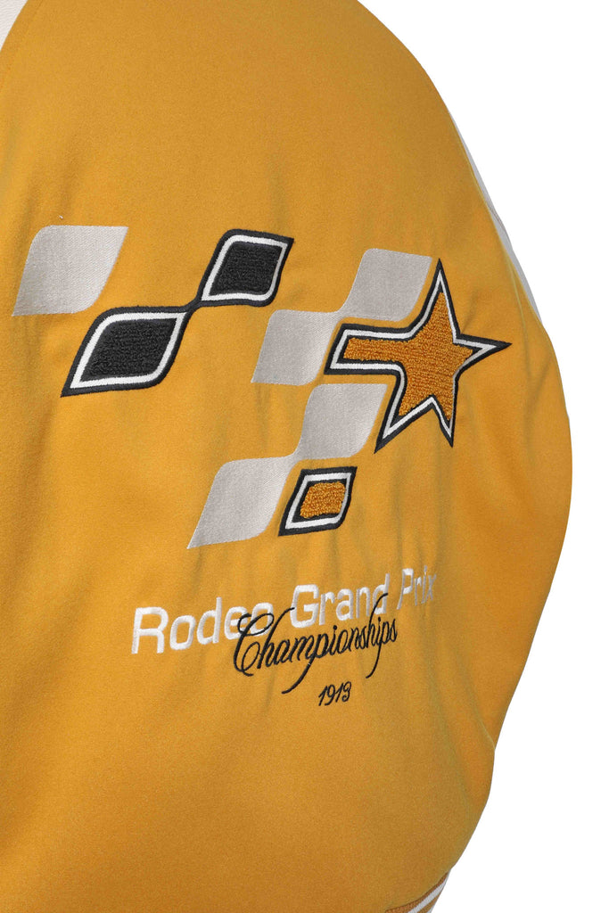 Yellow Rodeo Varsity Jacket