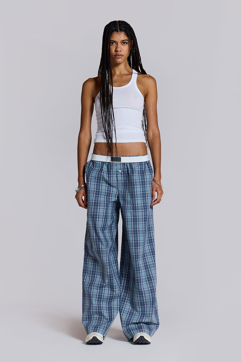 Jamie Check Boxer Trousers